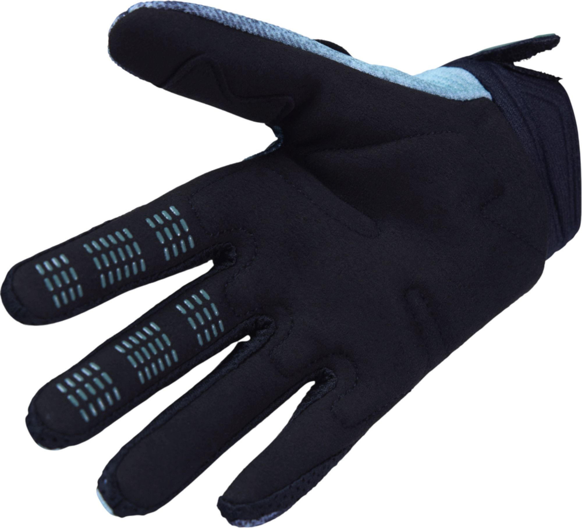 FOX 180 Kairos Jugend Motocross Handschuhe hellblau/schwarz L Abbildung 2