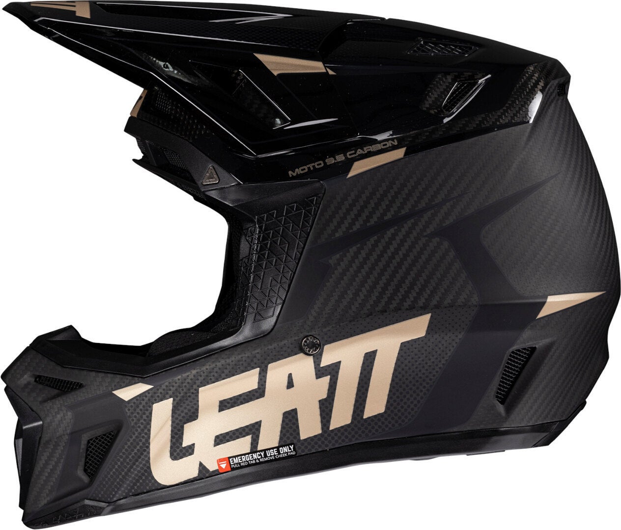 Leatt 9.5 Carbon Brons 2025 Crosshelm met bril M Figuur 4