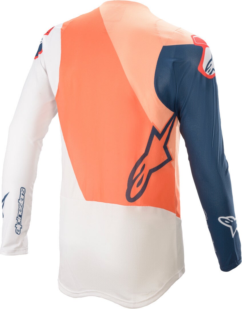 Alpinestars Supertech Blaze Motocross Jersey orange/hvid/blå M Figur 2