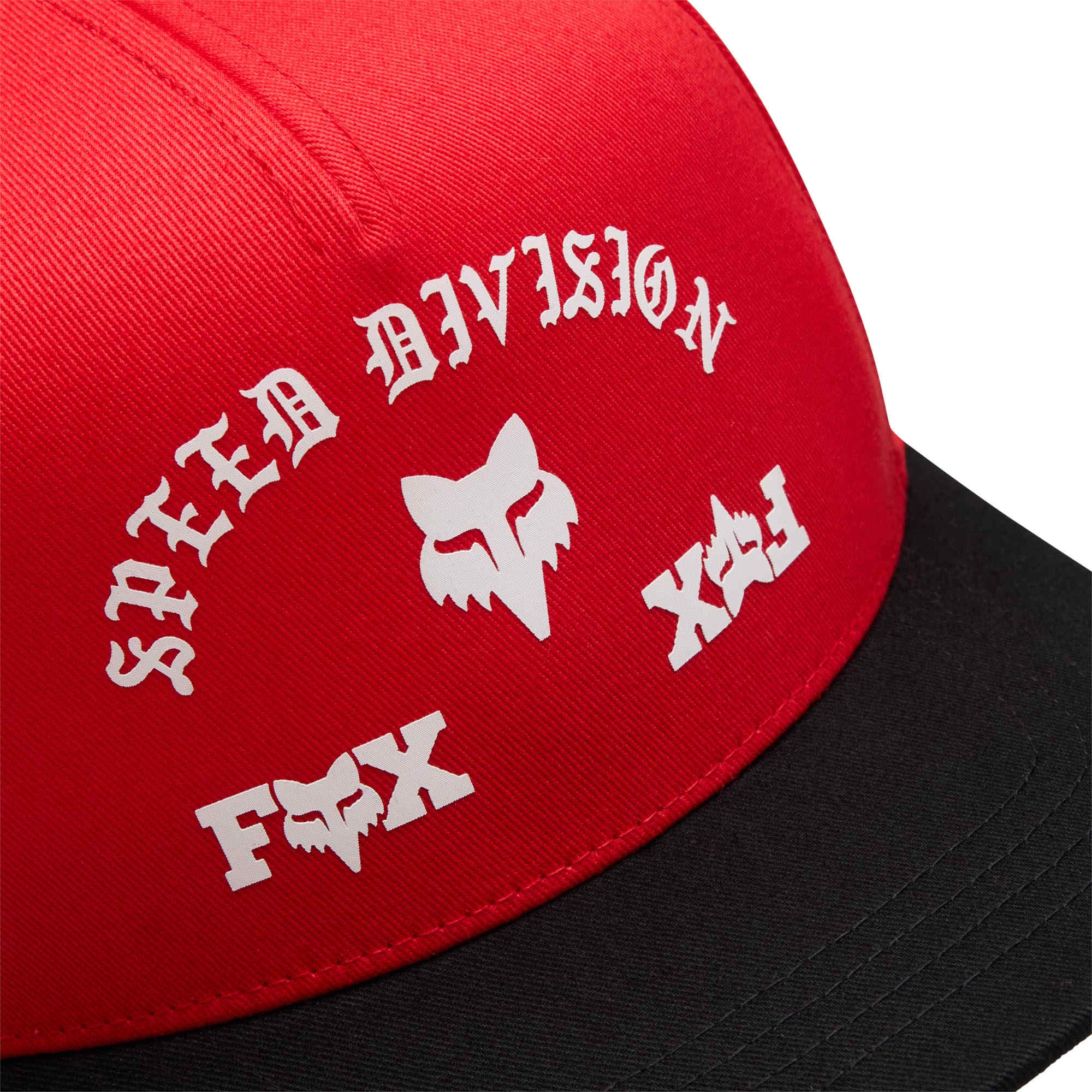 FOX Icon Șapcă Snapback pentru tineret Roșu/Negru Figura 3