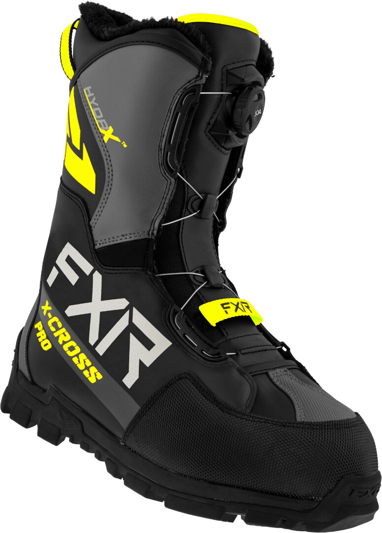 FXR X-Cross Pro BOA Bottes de motoneige noir/jaune 40 Figure 1