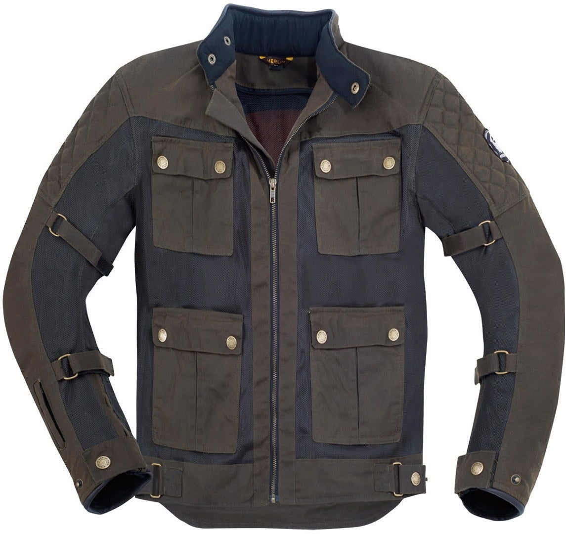 Merlin Chigwell Utility Motorcycle Waxed Jacket olive 3XL Figure 3