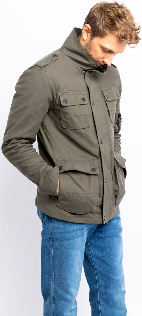 John Doe Explorer Motorfiets textiel jas Olive M Figuur 6