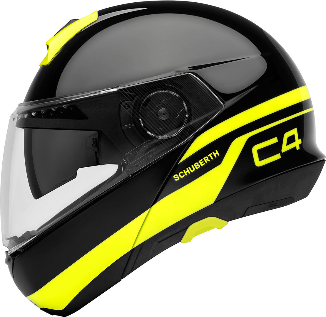 Schuberth C4 Pulse Klapphelm schwarz/gelb S (54/55) Abbildung 2