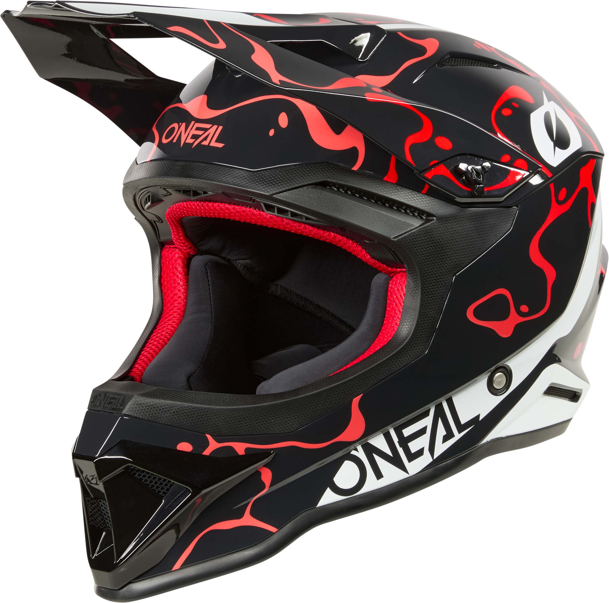 Oneal Men's Black/Red 1Srs Splash Motocross Helmet