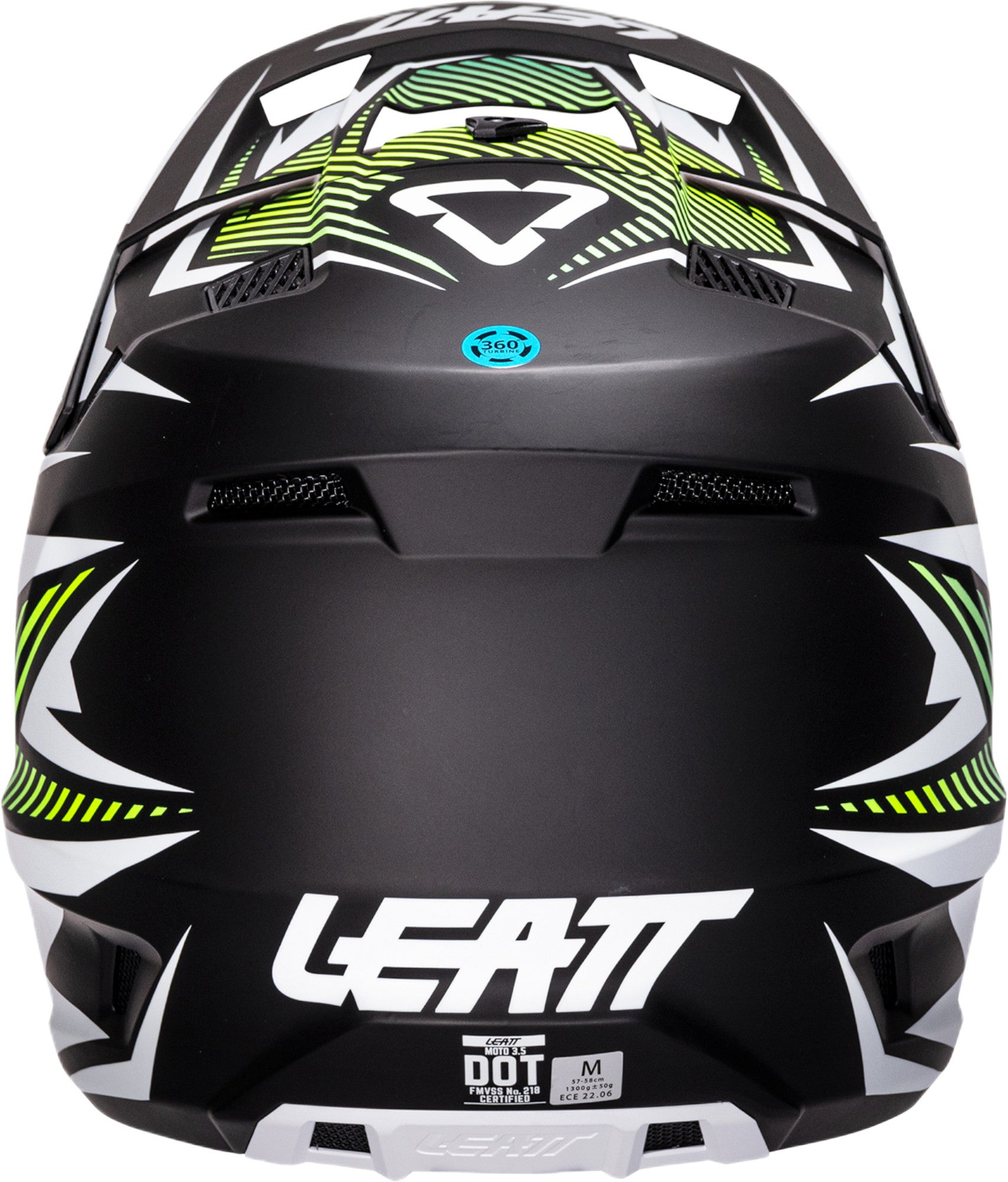 Leatt 3.5 V26 Motokrosová přilba s brýlemi Černá/bílá/zelená XL (61/62) Obrázek 4