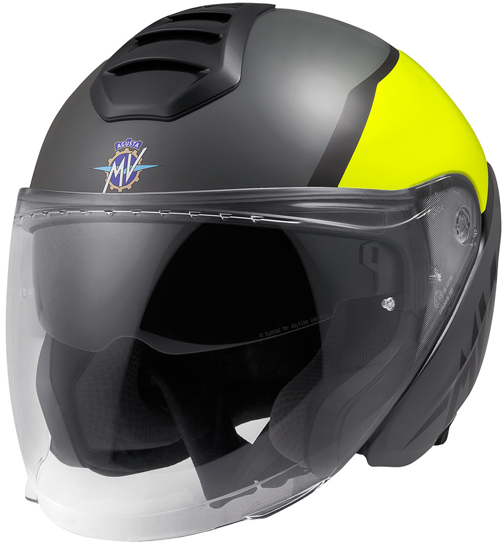 Schuberth M1 MV Capacete a jato amarelo S (55) Figura 1