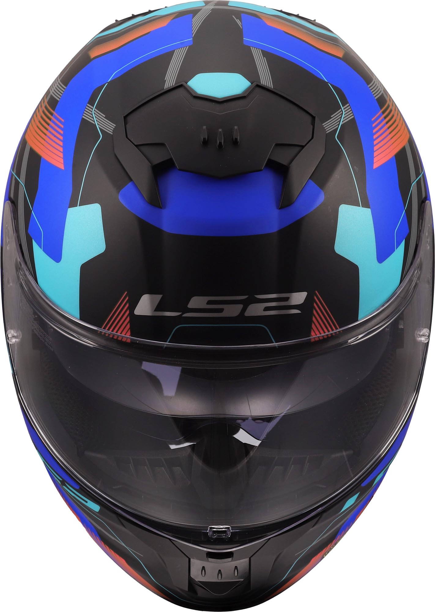 LS2 FF808 Stream II Mika Helmet black/blue S (55/56) Figure 9
