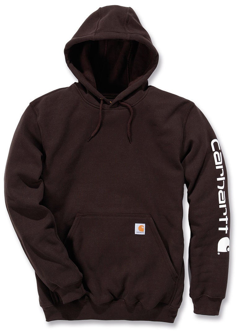 Carhartt Iconic K288 Logo Sweatshirt mørkebrun XL Figur 1