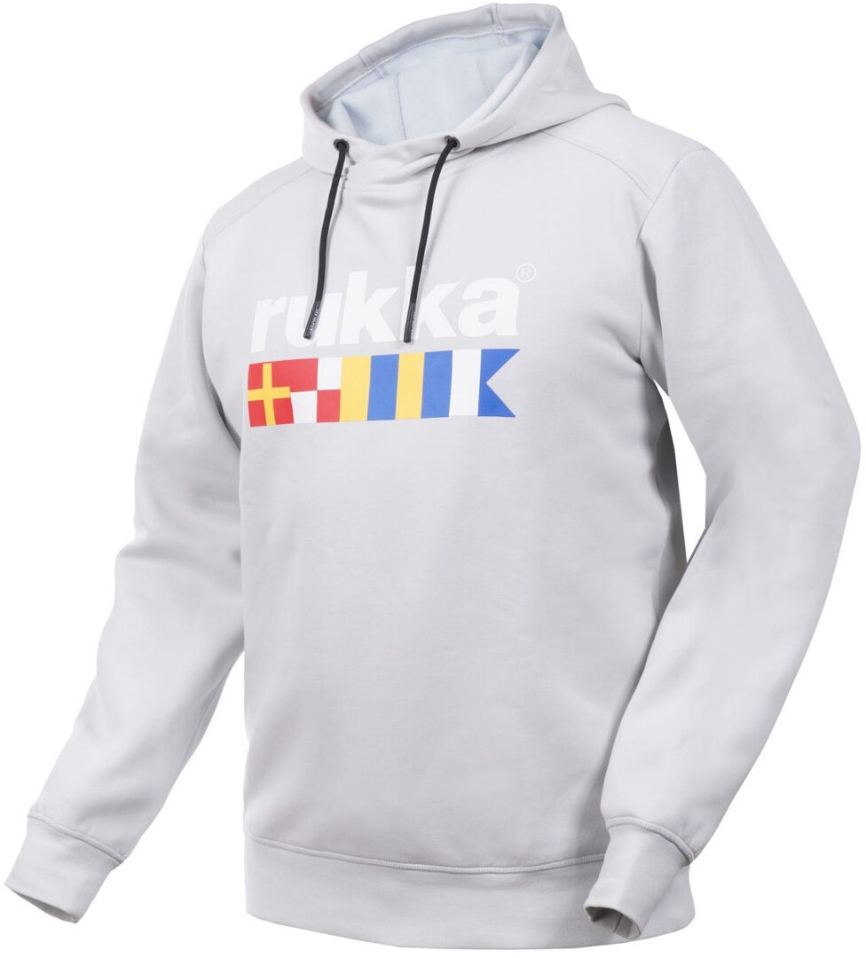 Rukka R-Crew 2.0 Hættetrøje lysegrå M Figur 1