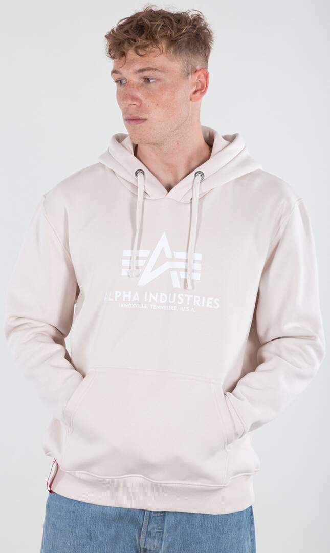 Alpha Industries Basic Hoodie white/beige M Figure 5