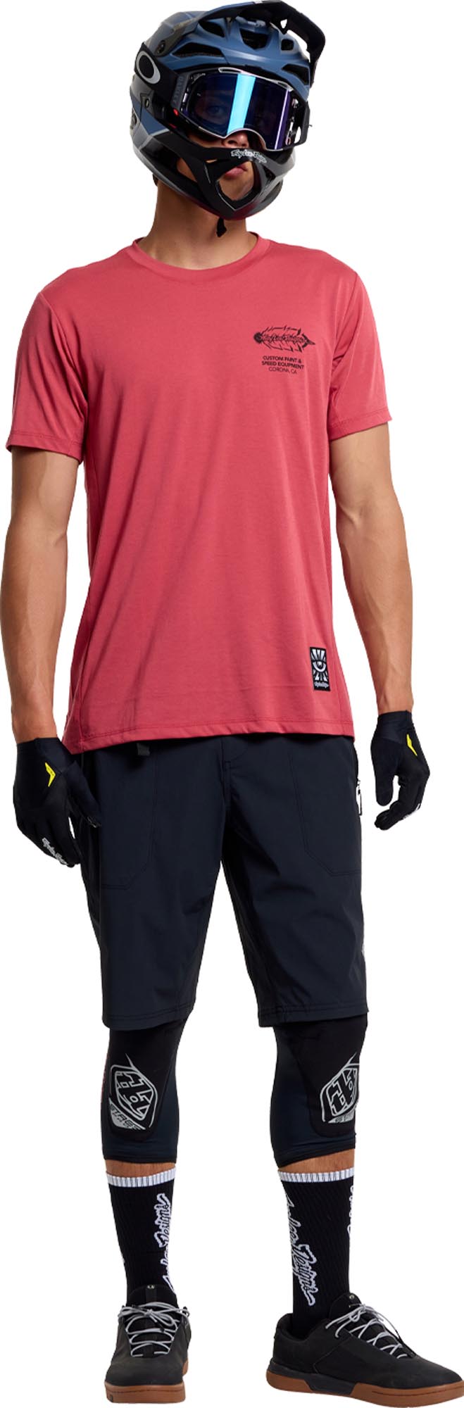 Troy Lee Designs Skyline Ride Feathered Short Sleeve Bicycle Jersey M Figure 12