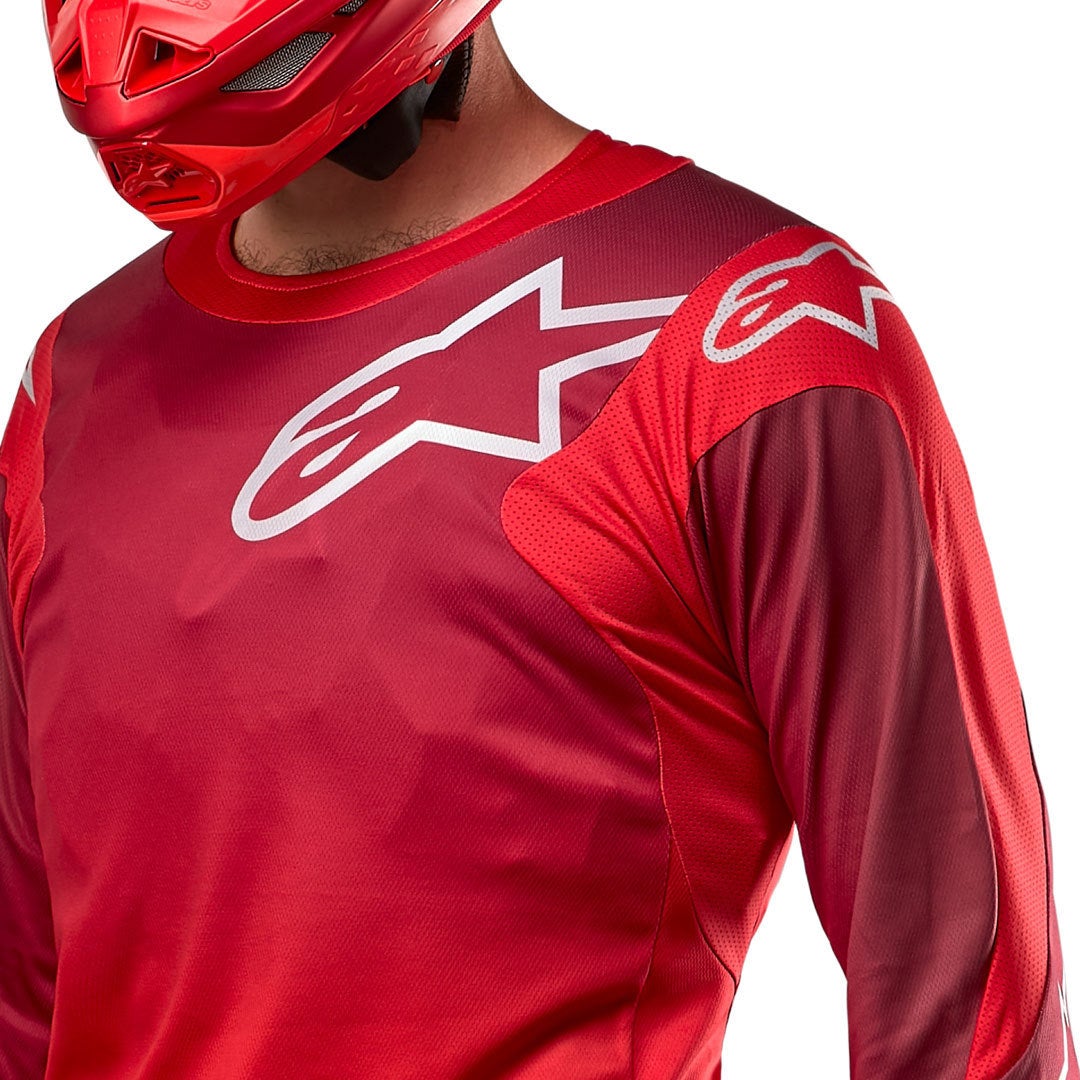 Alpinestars Racer Hoen Motocross Jersey rot XL Abbildung 2