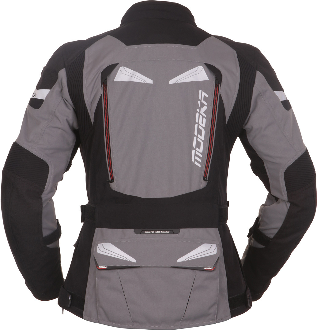 Modeka Panamericana Veste textile de moto dames Gris/Noir 42 Figure 2