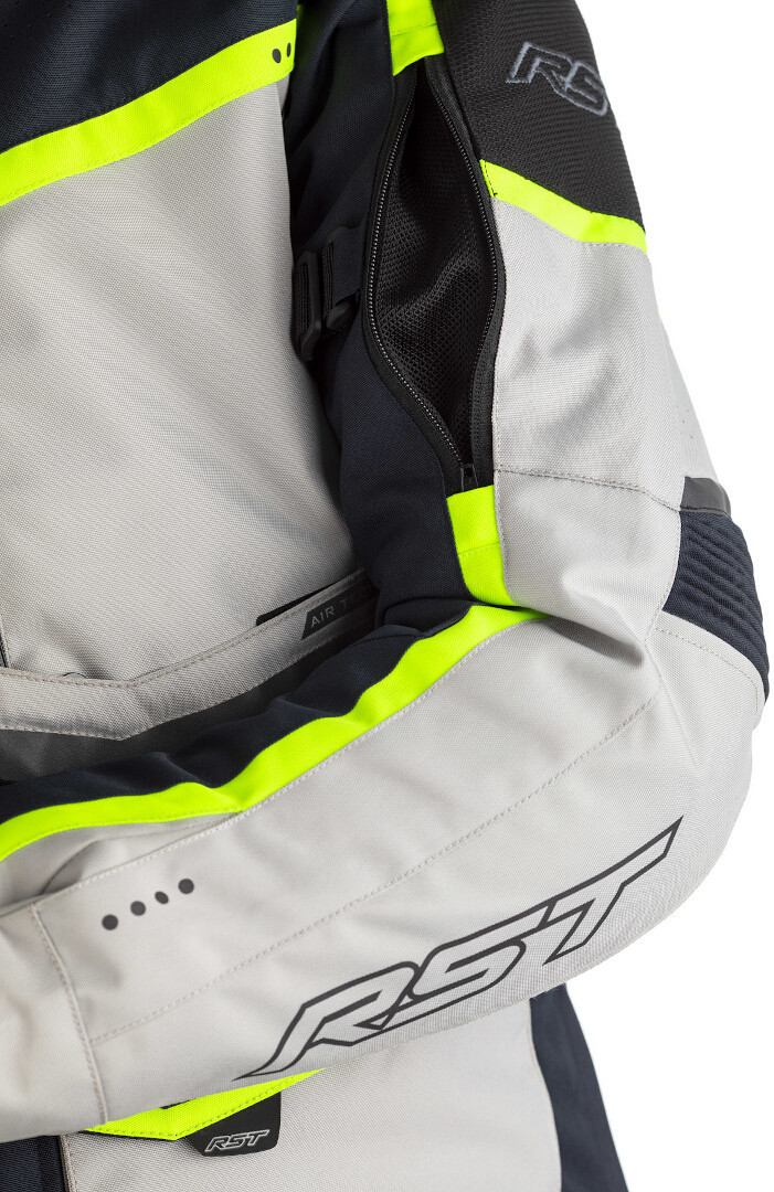 RST Maverick Motorcycle Textile Jacket white/black/blue XXL Figure 4