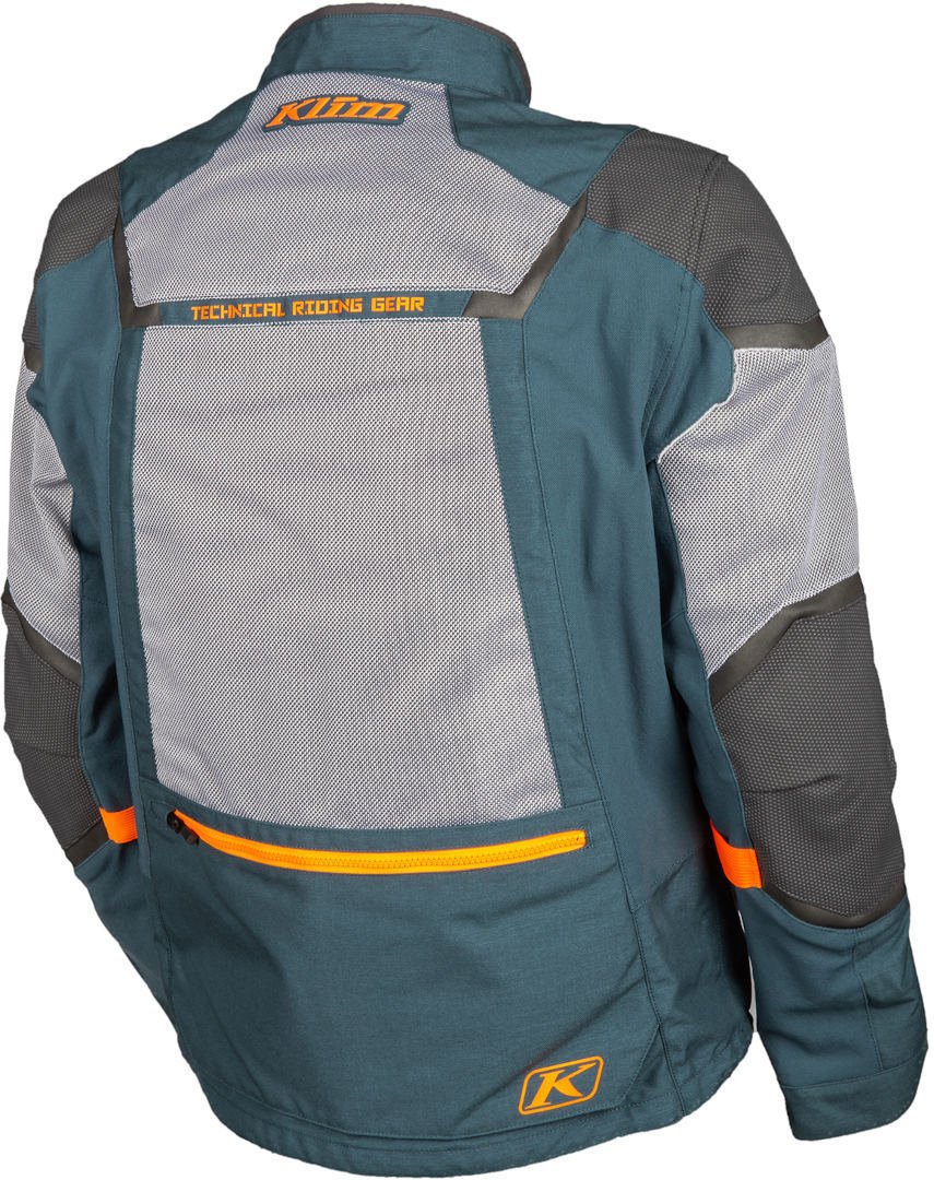 Klim Baja S4 Motorcycle Textile Jacket blue/orange 3XL Figure 2