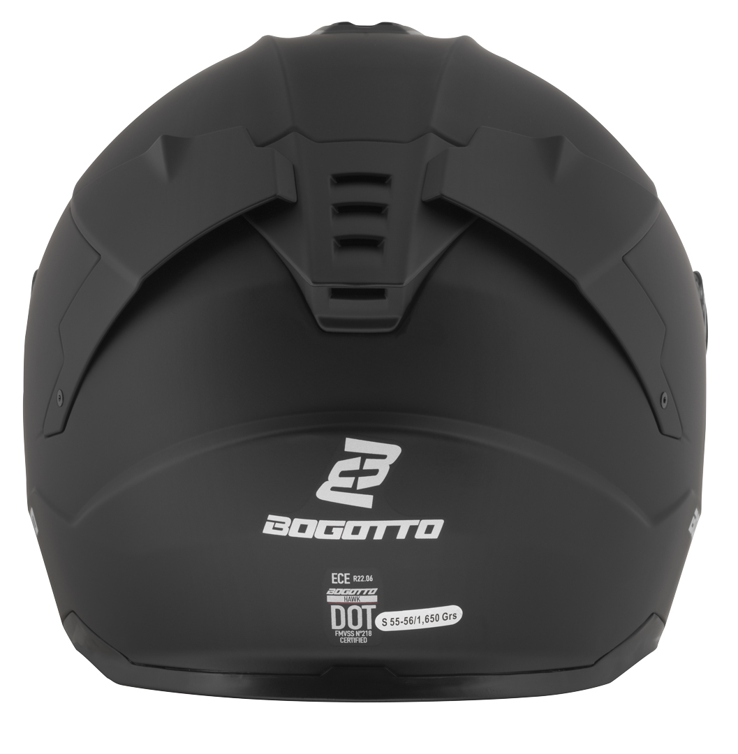 Bogotto FF122 SVK Solid Přilba Black Matt M Obrázek 6