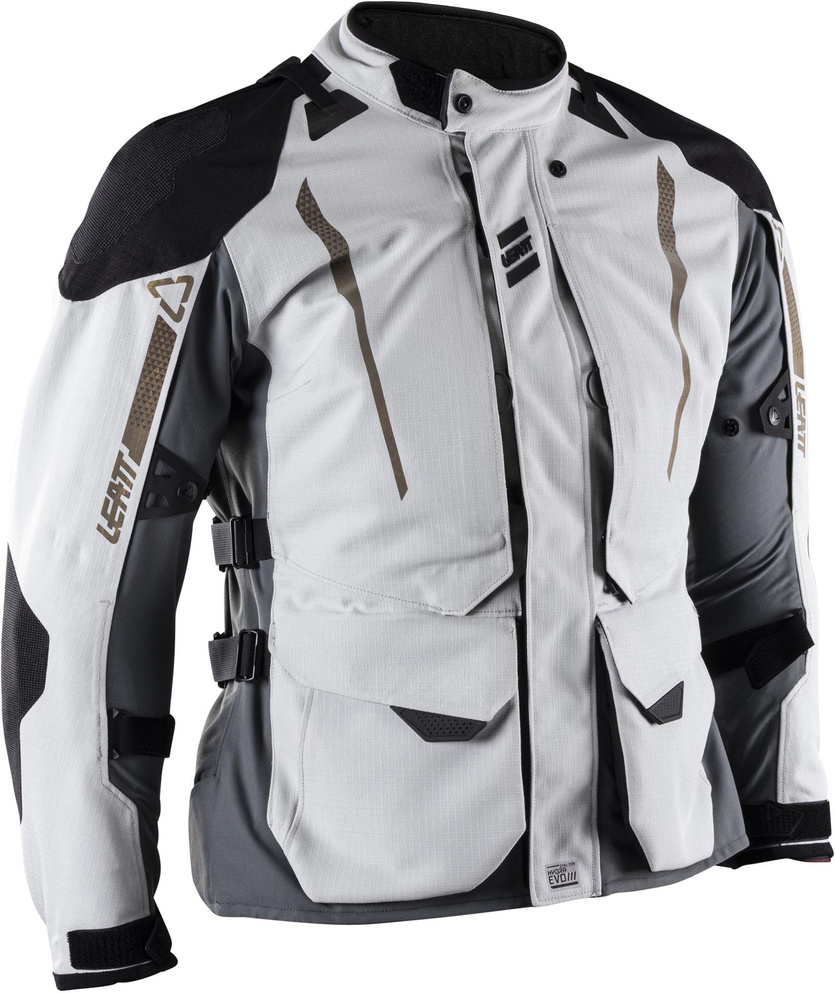 Leatt ADV DriTour 5.5 vattentät dam-motorcykeltextiljacka Stålfärger L Figur 1