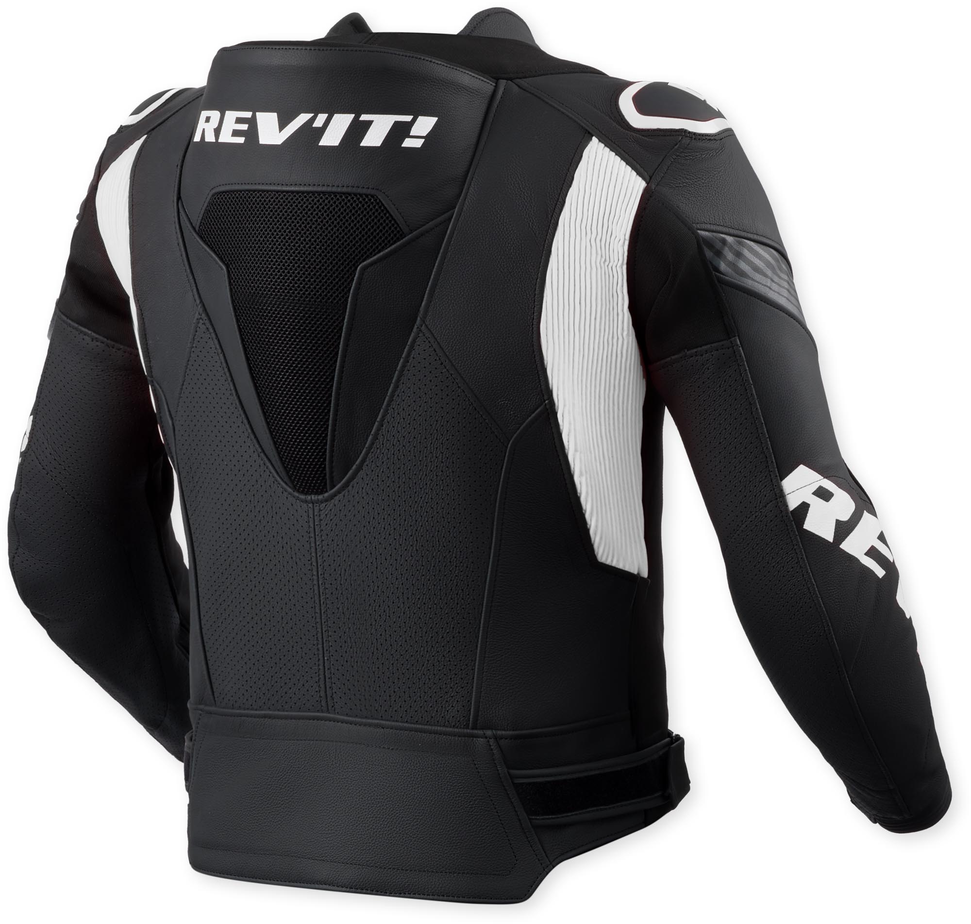 Revit Argon 3 Pro perforated Motorcycle Leather Jacket black/white 52 Figure 2