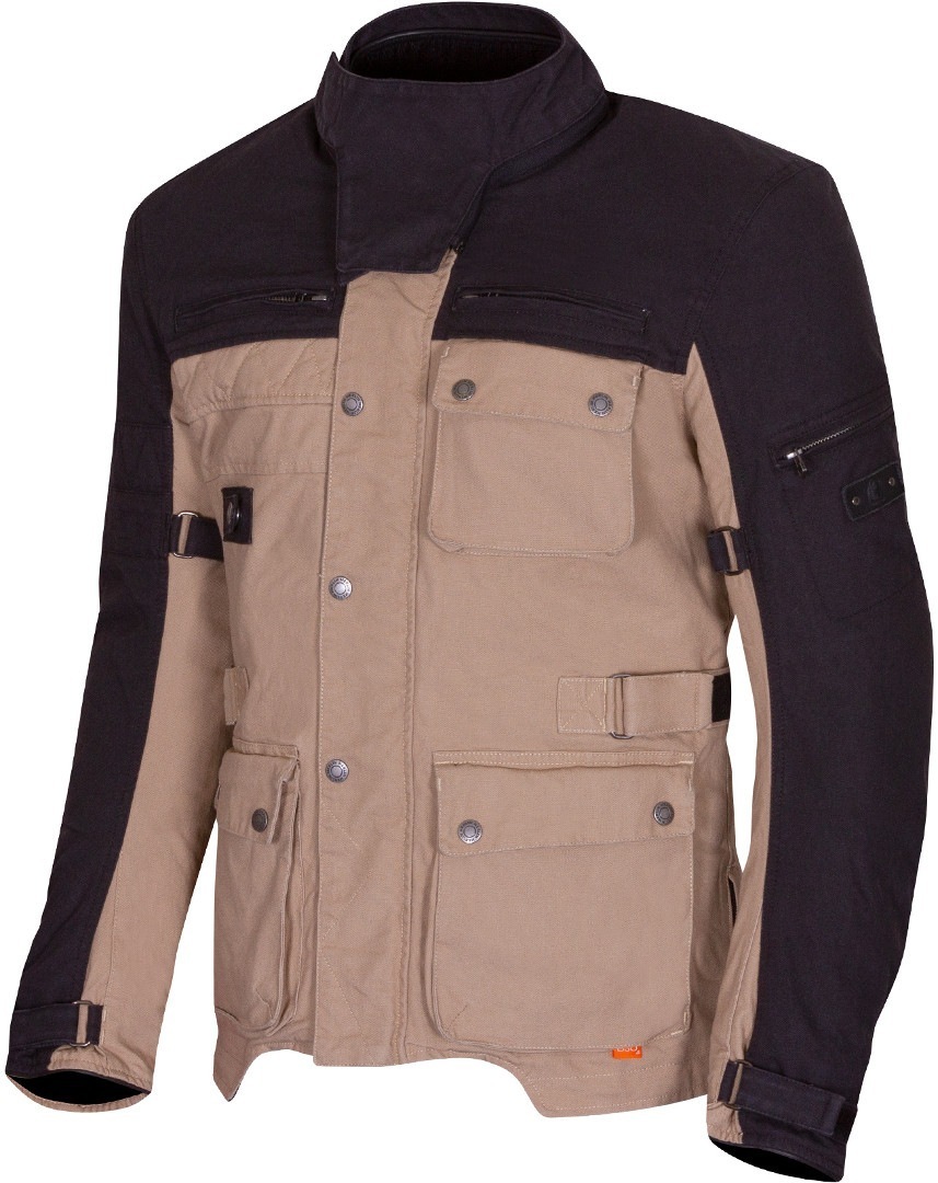 Merlin Mahala D3O Explorer 오토바이 섬유 재킷 블랙/베이지색 3XL 그림 1