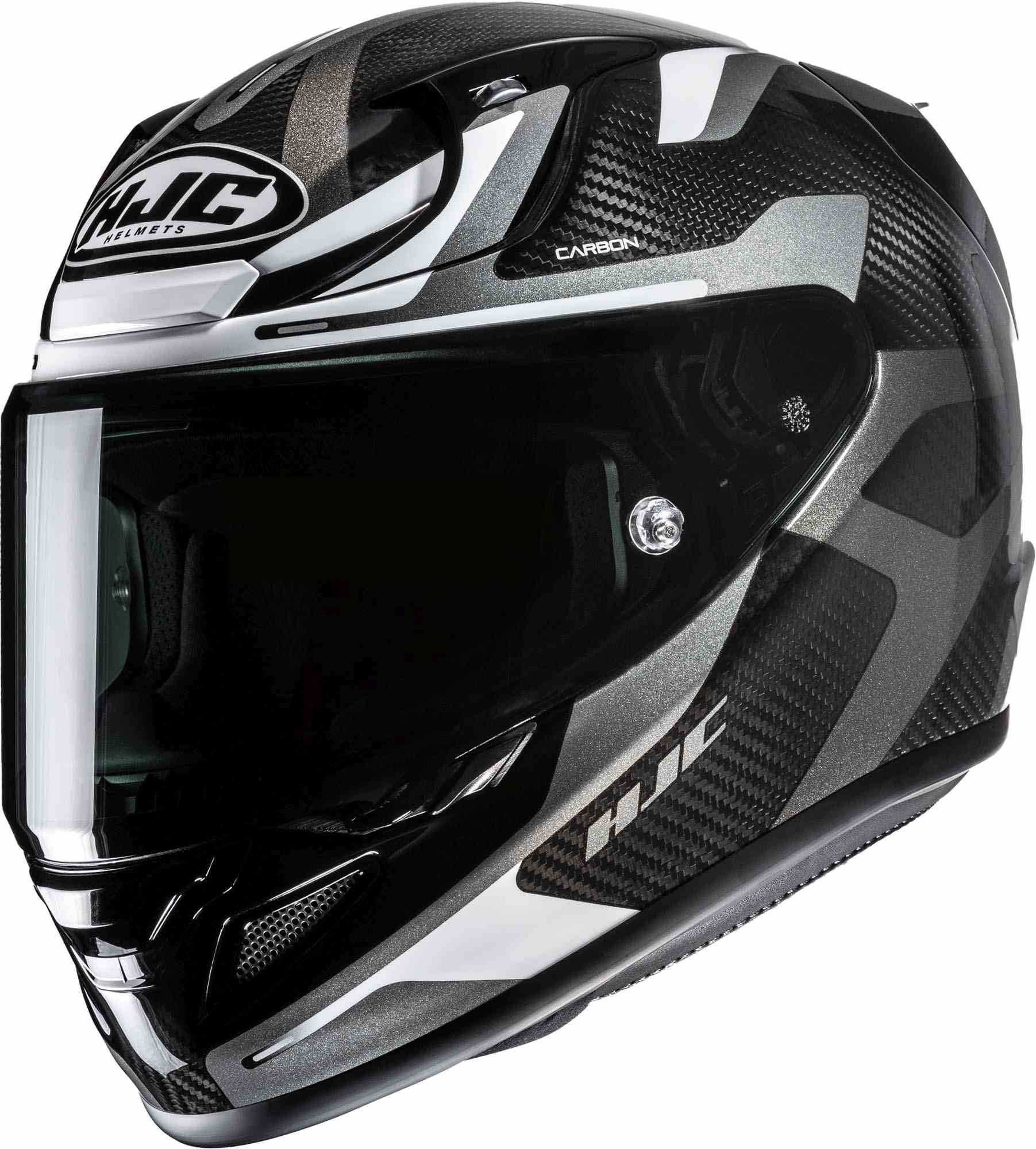 HJC RPHA 12 Carbon Xentra Hjelm sort/hvid/grå M (57/58) Figur 1