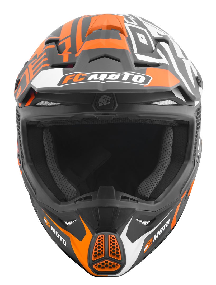 FC-Moto Merkur Flex Casco Motocross nero/bianco/rosso L Figura 4
