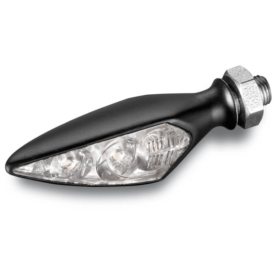 Kellermann Indicator Rhombus S Extreme, black, clear glass Front Right / Rear Left Figure 2