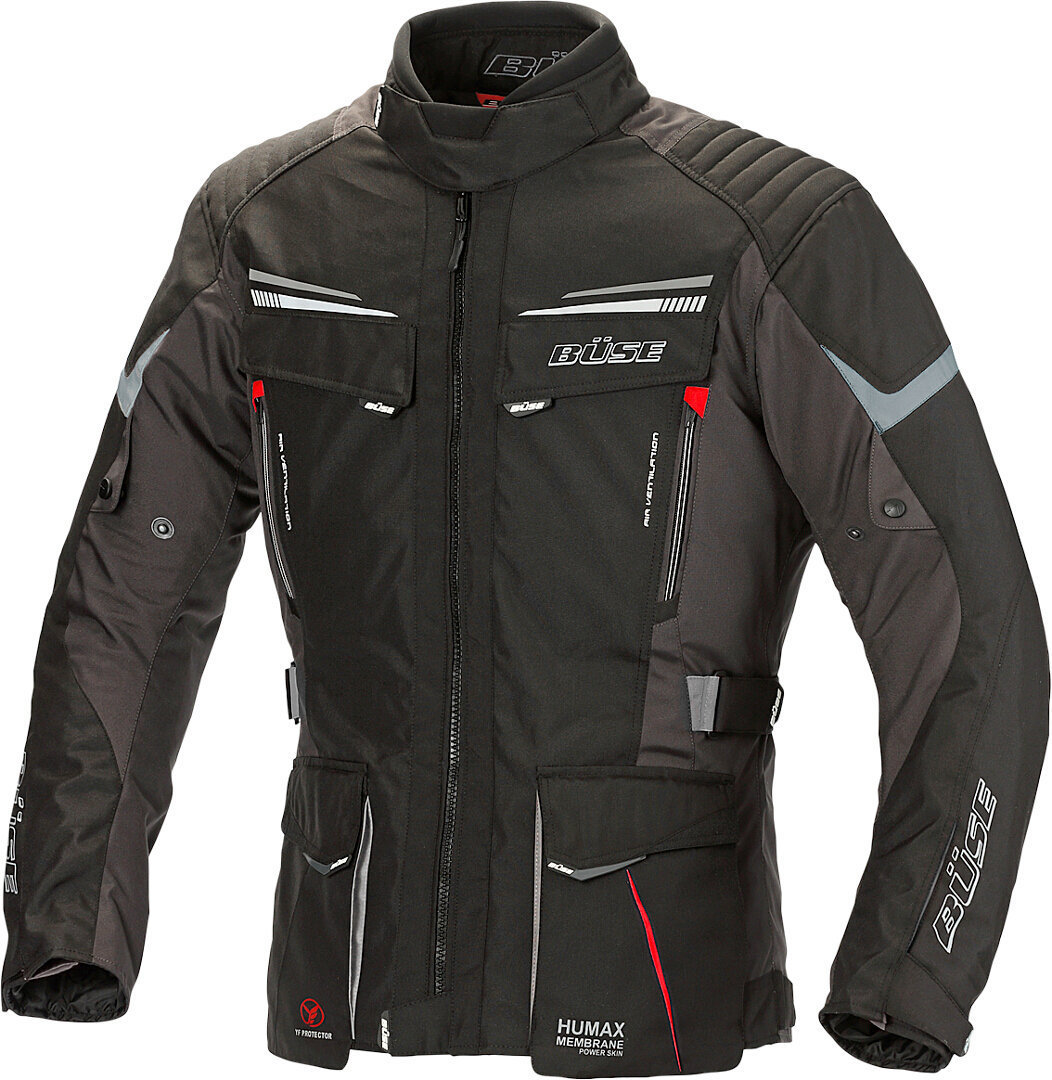 Büse Lago Pro Motorcycle Textile Jacket black M Figure 1