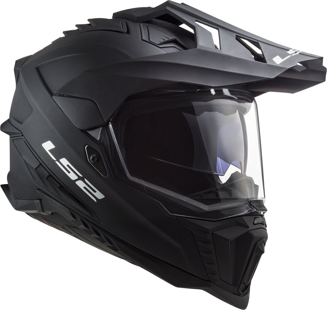 LS2 MX701 Explorer Solid Casco da motocross nero opaco XXXL (65/66) Figura 7