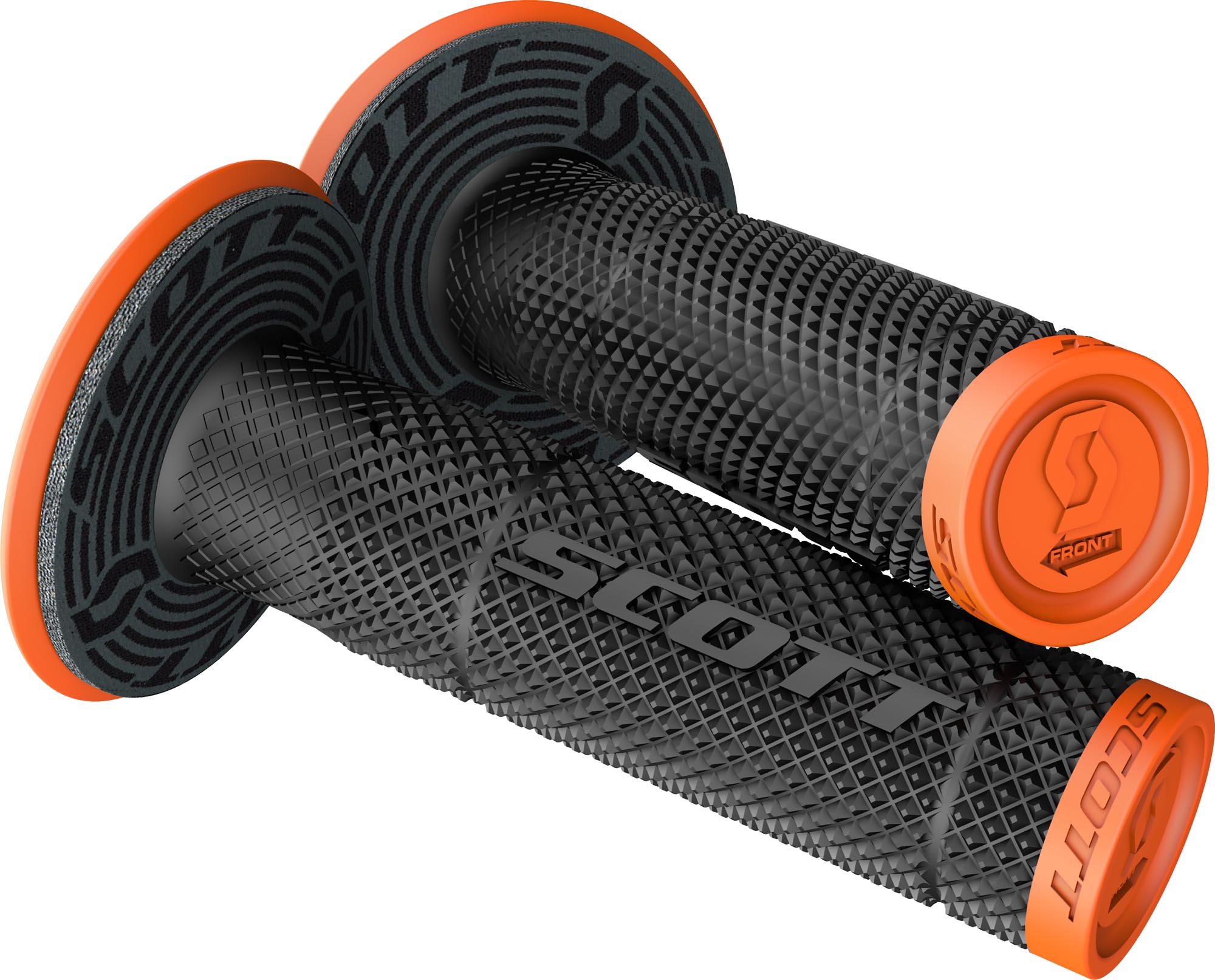 Scott SX II Plus Donut Aderența Motocross Portocaliu/Negru Figura 1