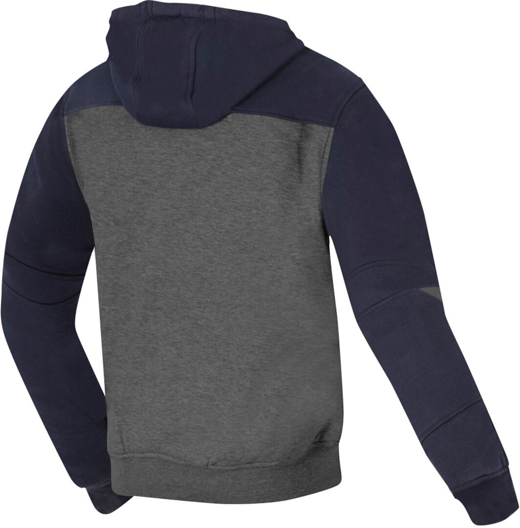 Merlin Hurley Giacca con cappuccio con zip da moto grigio/blu M Figura 2