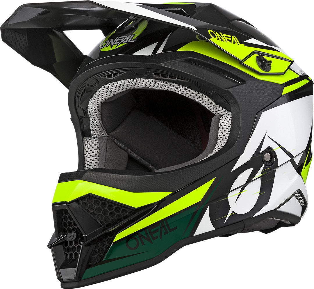 Oneal 3Series Stardust Casque de motocross noir/jaune/blanc L (59/60) Figure 1