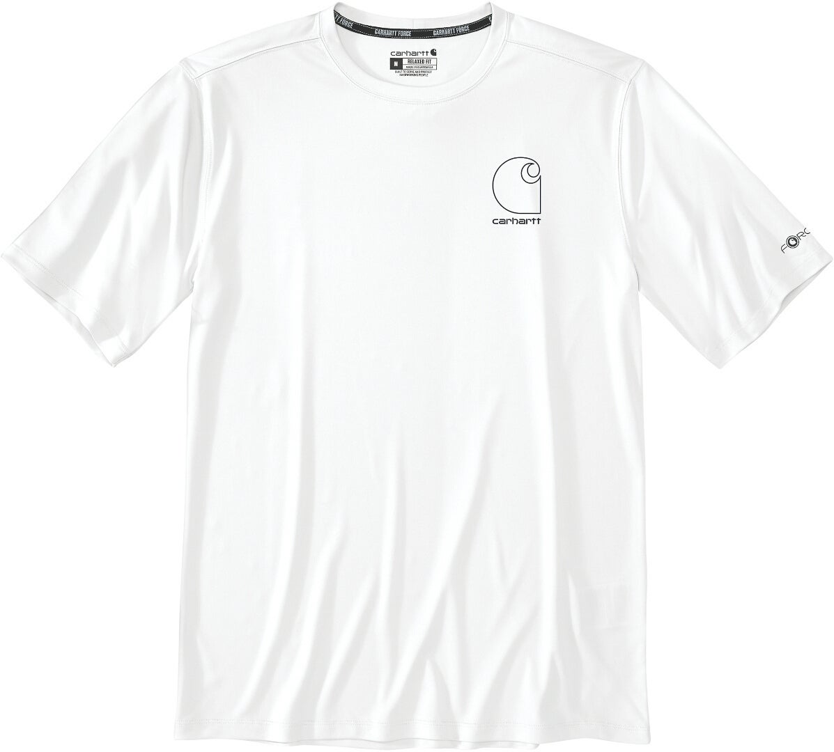 Carhartt Force Sun Defender™ Short-Sleeve Logo Graphic Functioneel T-shirt Wit L Figuur 1
