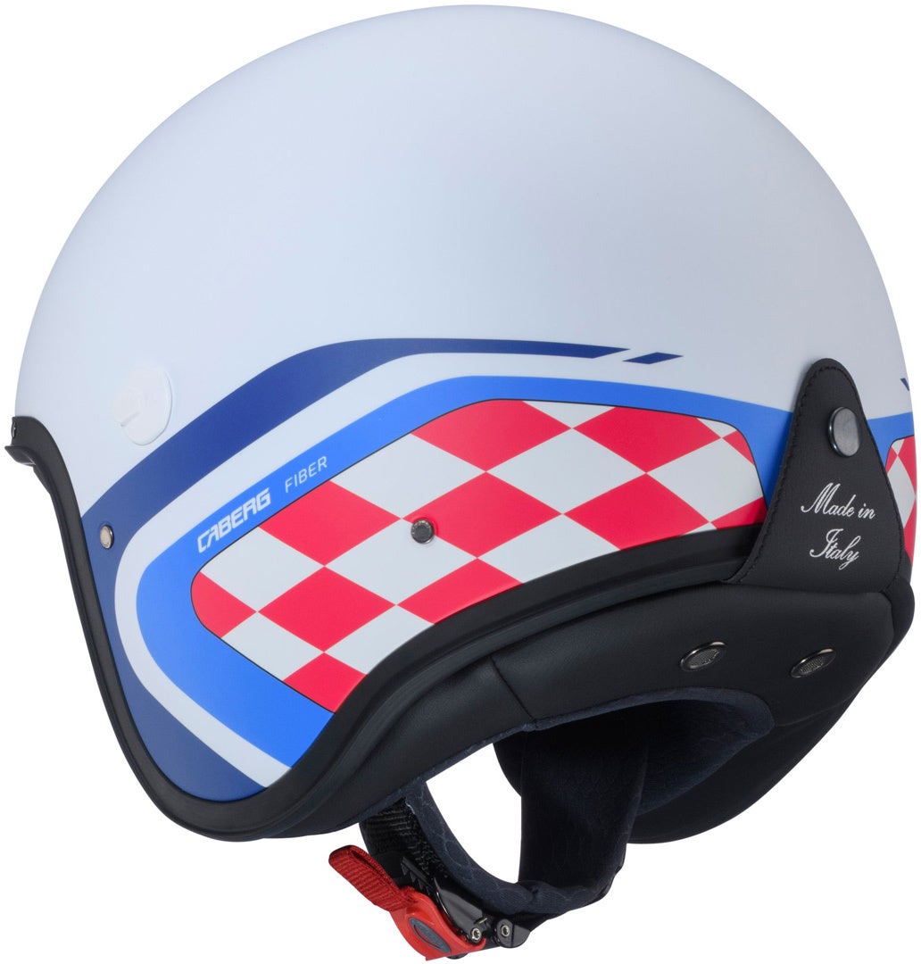 Caberg Freeride X Daytona Casco Jet bianco opaco/rosso/blu L (59) Figura 2