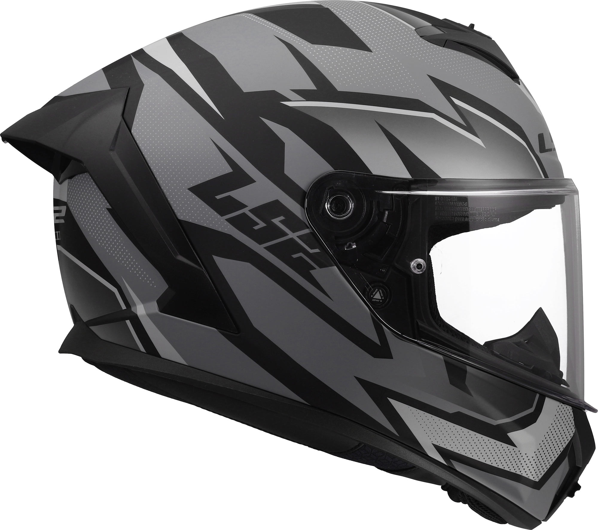 LS2 FF820 Rapid III Xtrem 頭盔 黑色/灰色 XXS（51/52） 圖2