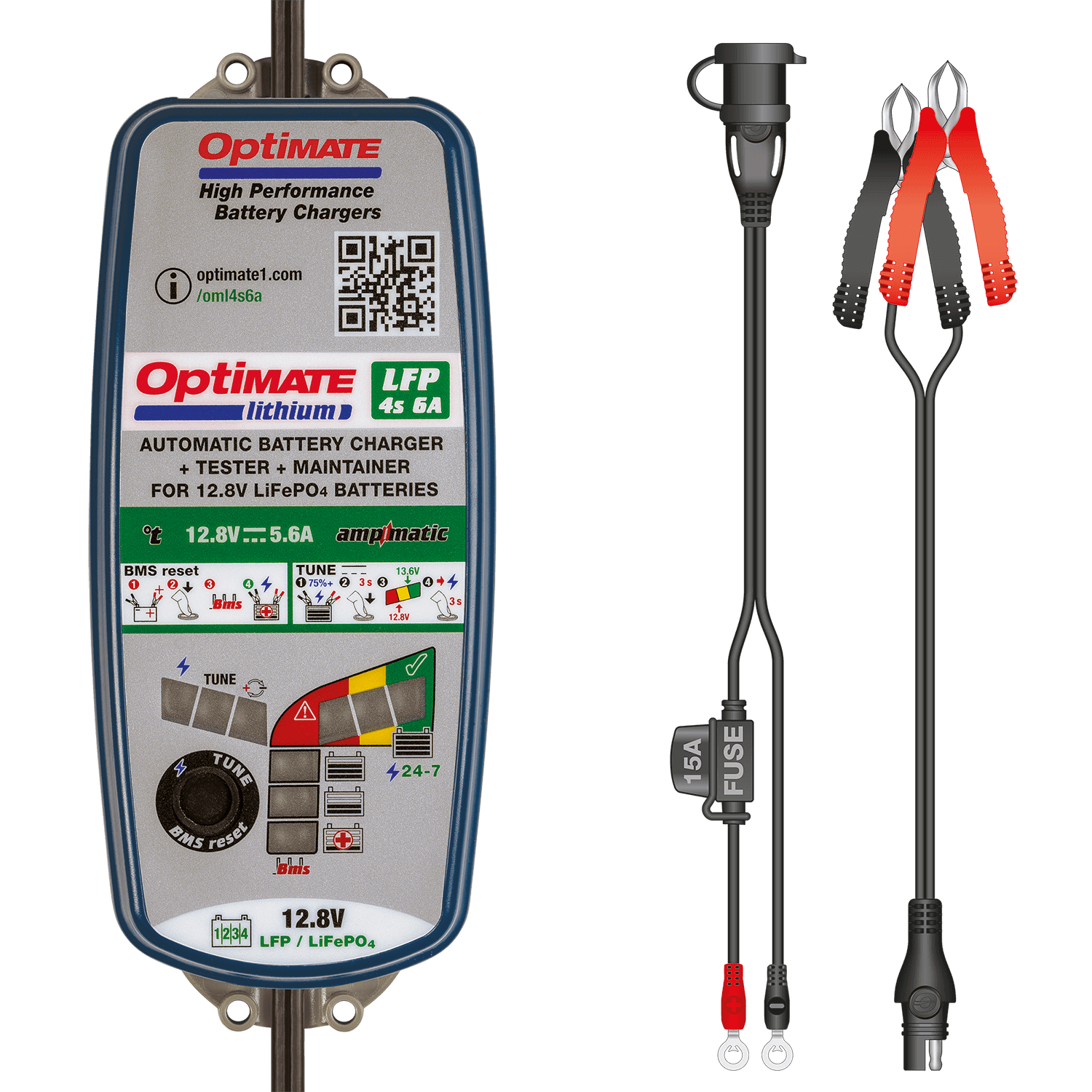 OPTIMATE Batterieladegerät Optimate Lithium 4s 6A (TM-390) Figura 2
