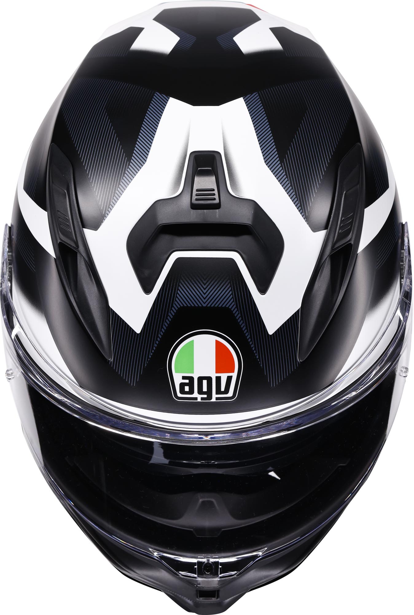 AGV K7 Glimpse Helm schwarz matt/weiß M (57/58) Abbildung 7