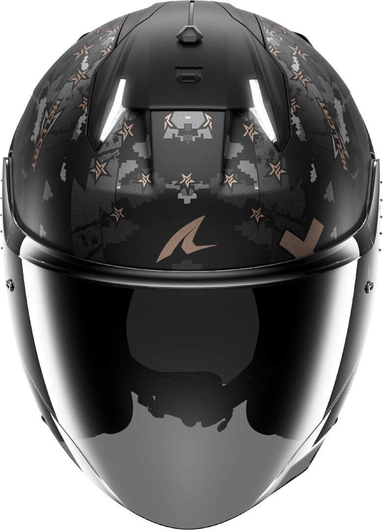 Shark Skwal i3 Jet Hellcat Cască cu reacție Negru mat/antracit/bronz L (59/60) Figura 2