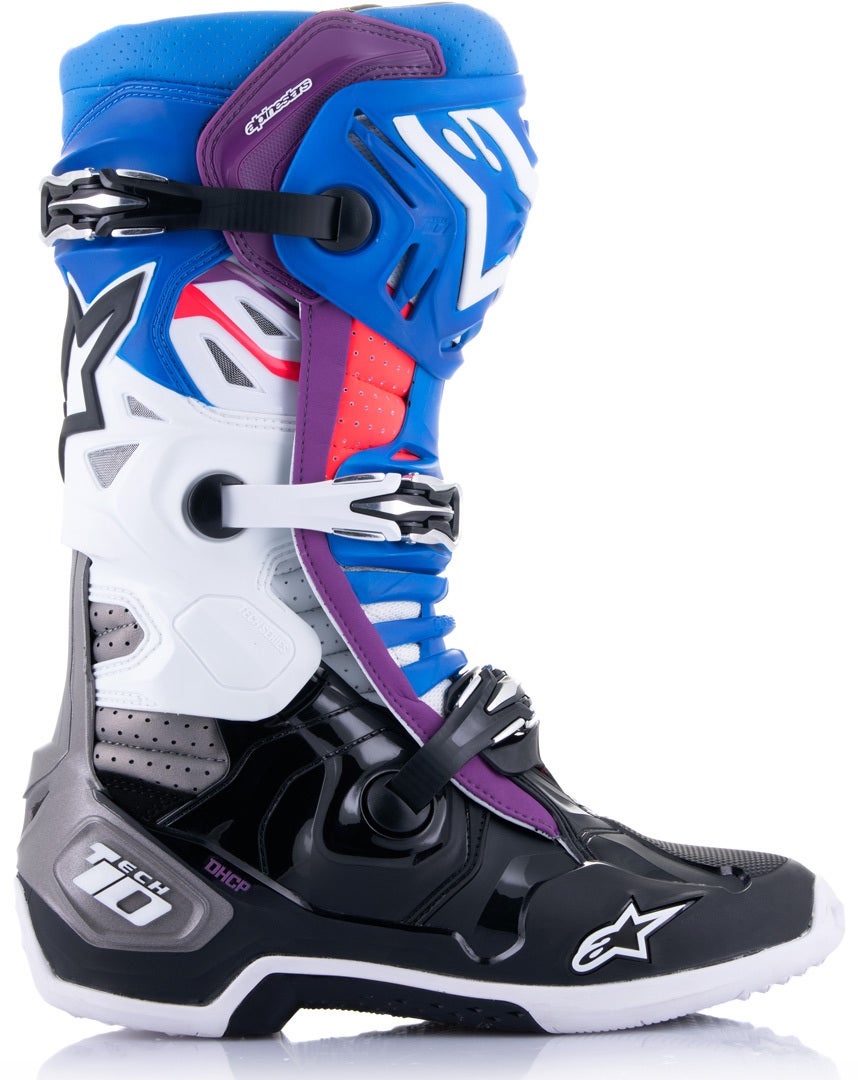 Alpinestars Tech 10 Supervented Motokrosové boty černá/modrá/bílá 9 (43) Obrázek 5