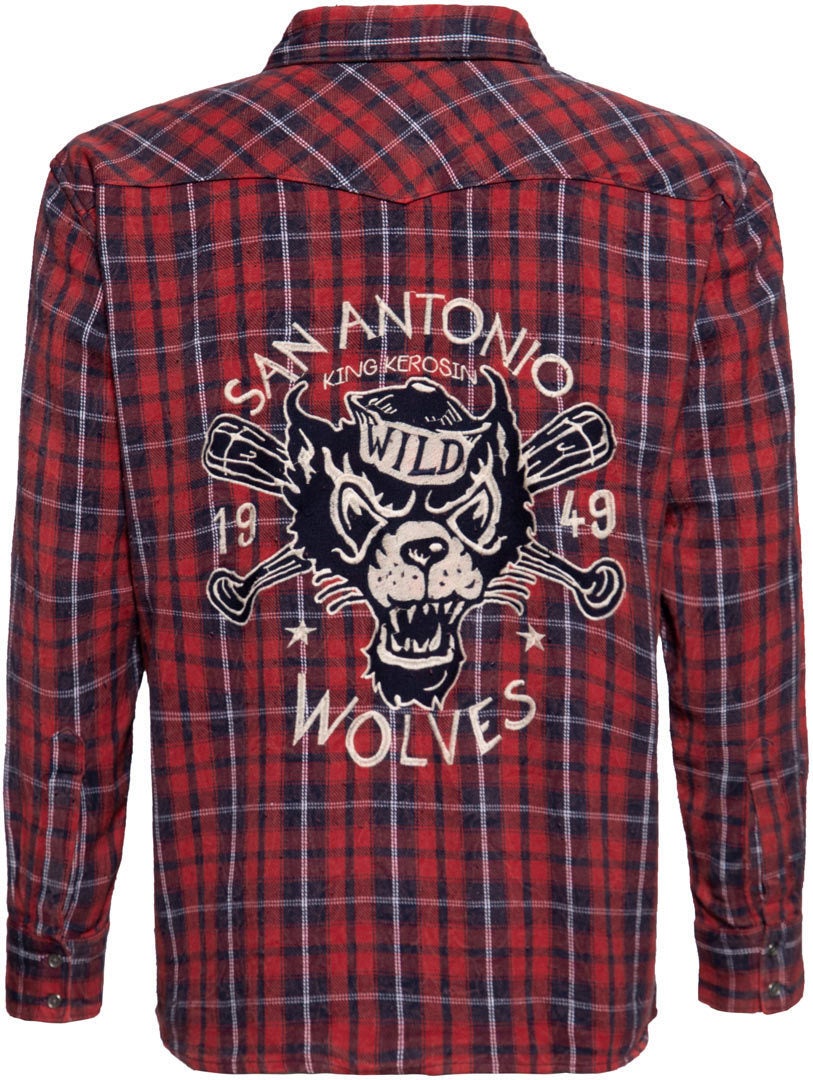 King Kerosin San Antonio Wolves Hemd 4XL Abbildung 2