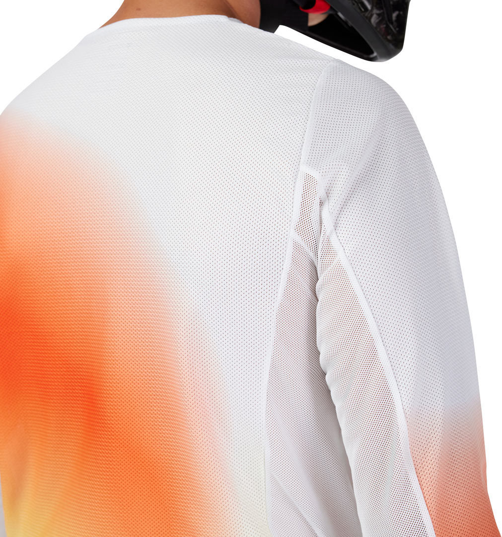 FOX 180 Air Haze Motocross trøje hvid/orange M Figur 2