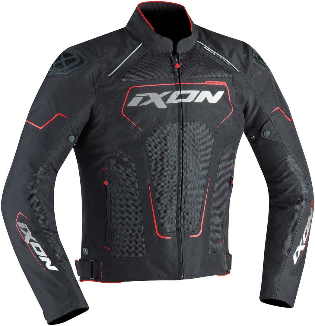 Ixon Zephyr Air HP Motorcycle Textile Jacket black/red XXL Figure 1