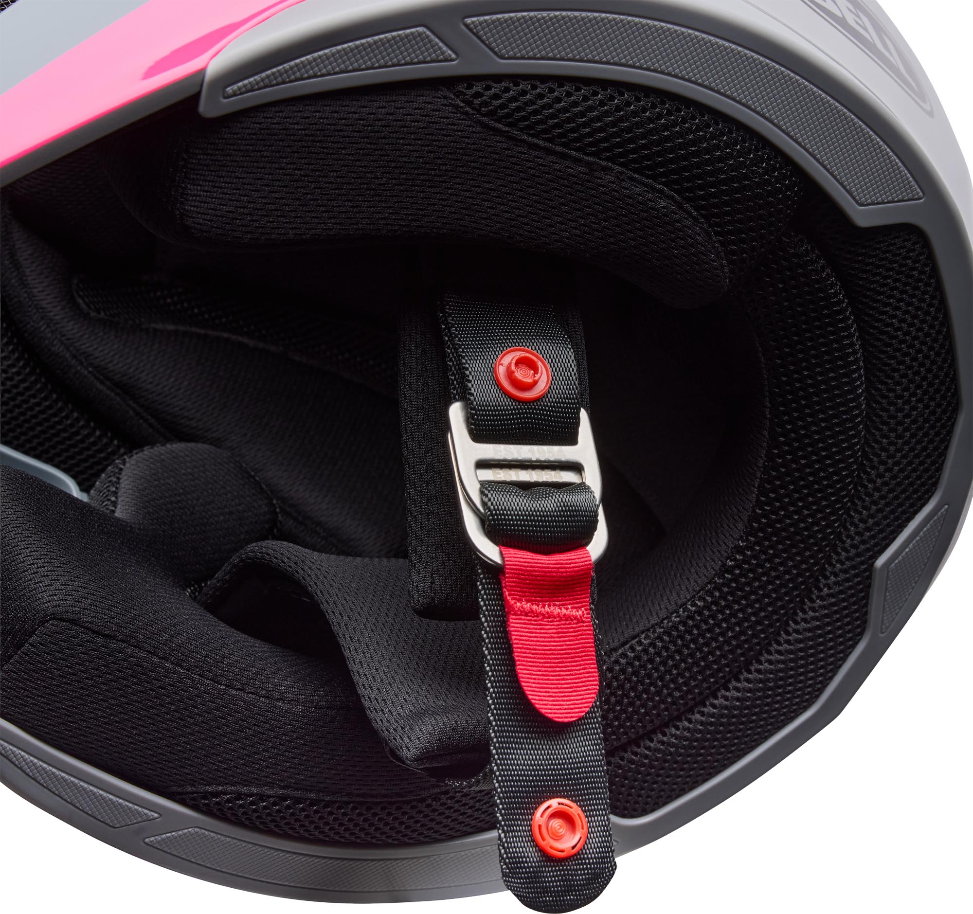 Bell MX-10 MIPS Aviator Motocross Helm grau/rosa L (59/60) Abbildung 10