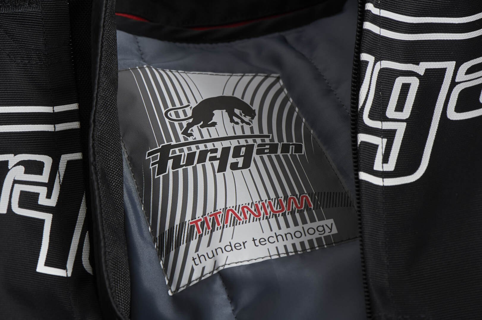 Furygan Titanium Veste textile moto Noir/Blanc M Figure 7