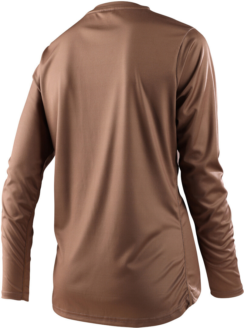 Troy Lee Designs Lilium Solid Ladies Bicycle Jersey brown M Figure 2