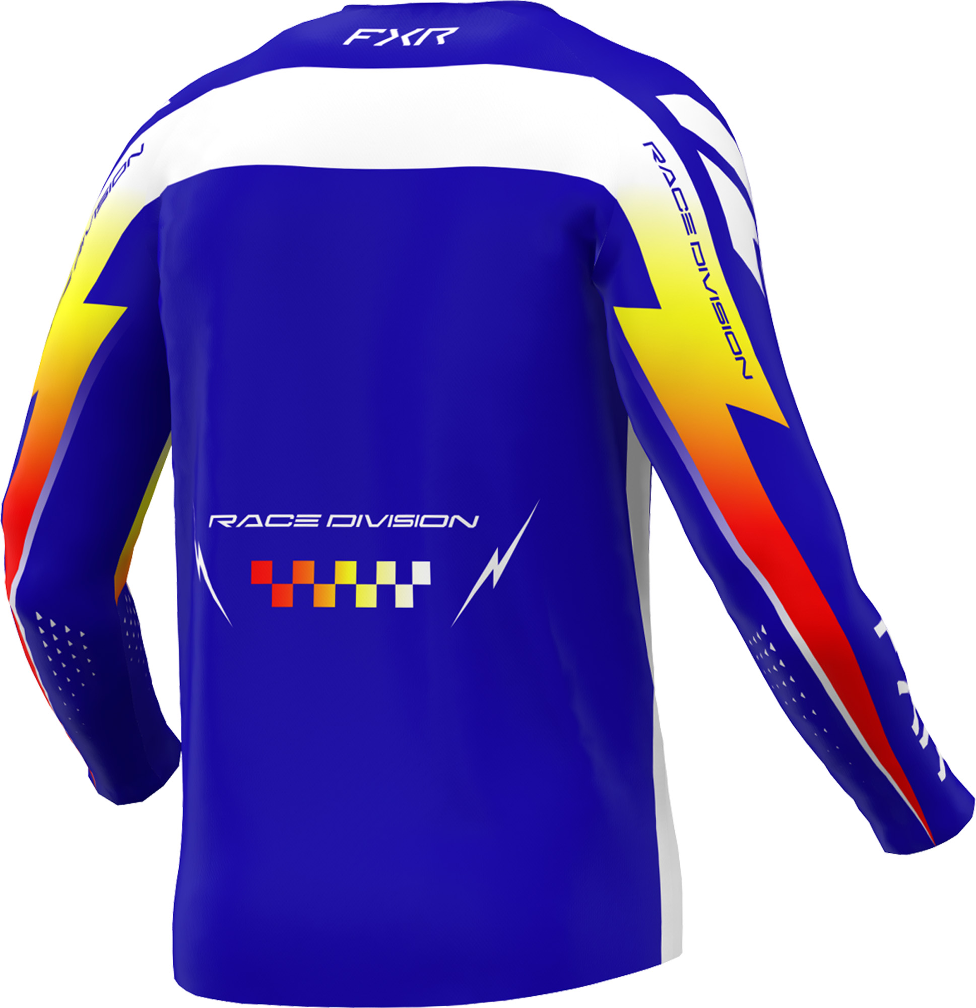 FXR Clutch Pro Camisa de motocross azul/amarelo/vermelho S Figura 2