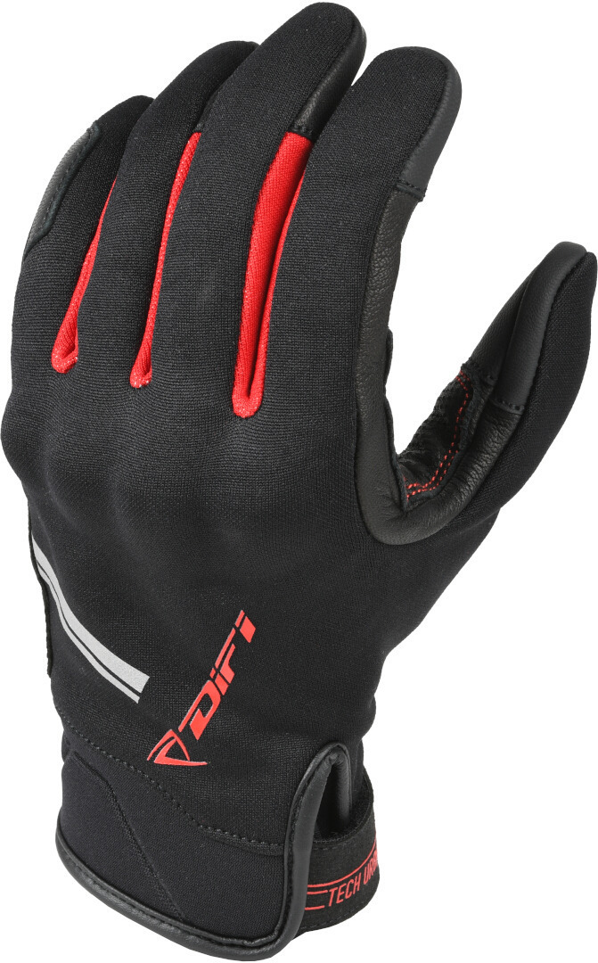 DIFI Matrix Guanti da moto nero/rosso M Figura 1