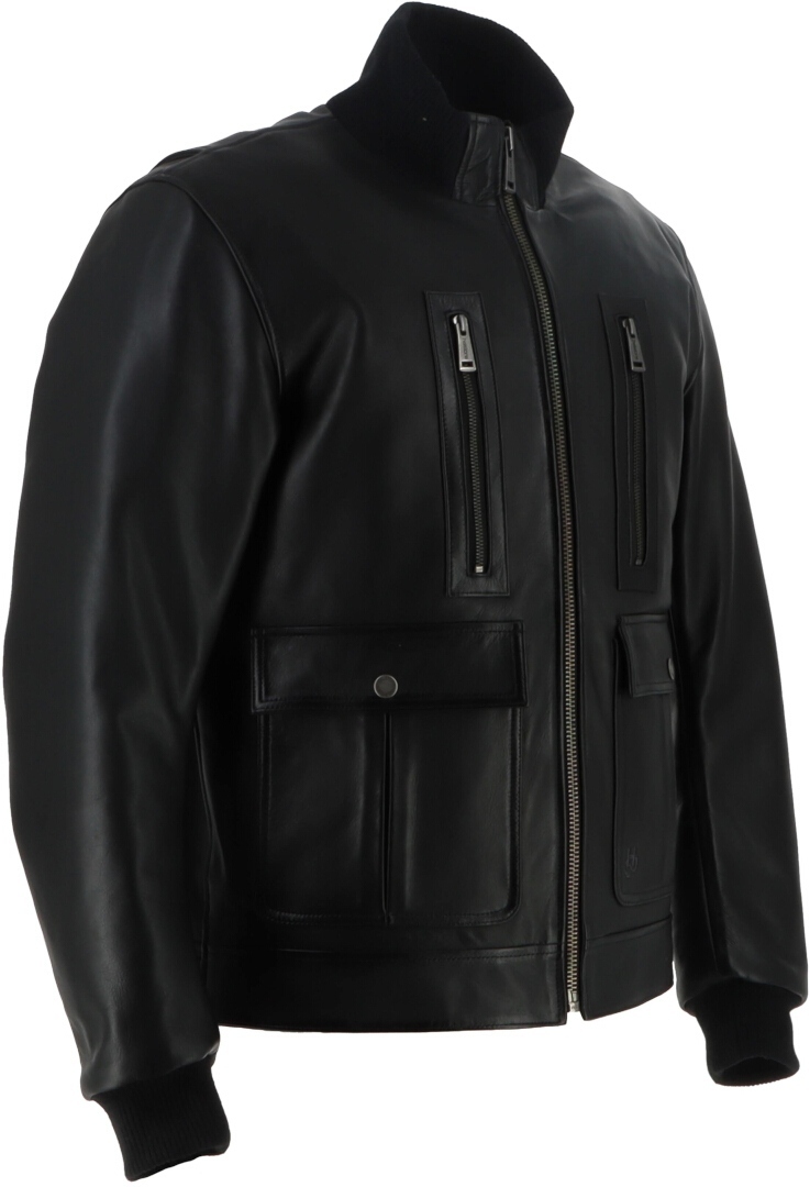 Helstons Downtown Motorrad Lederjacke schwarz M Abbildung 3