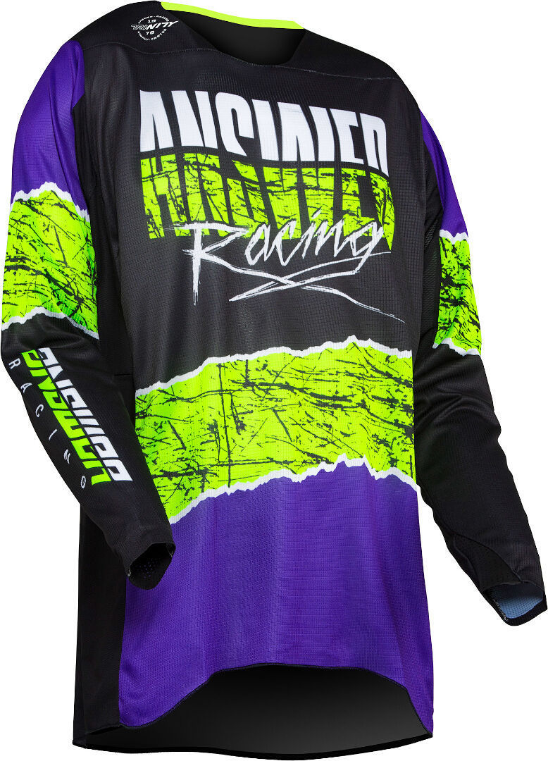 Answer Trinity Pro Glow Motocross Jersey musta/neon L Kuva 2