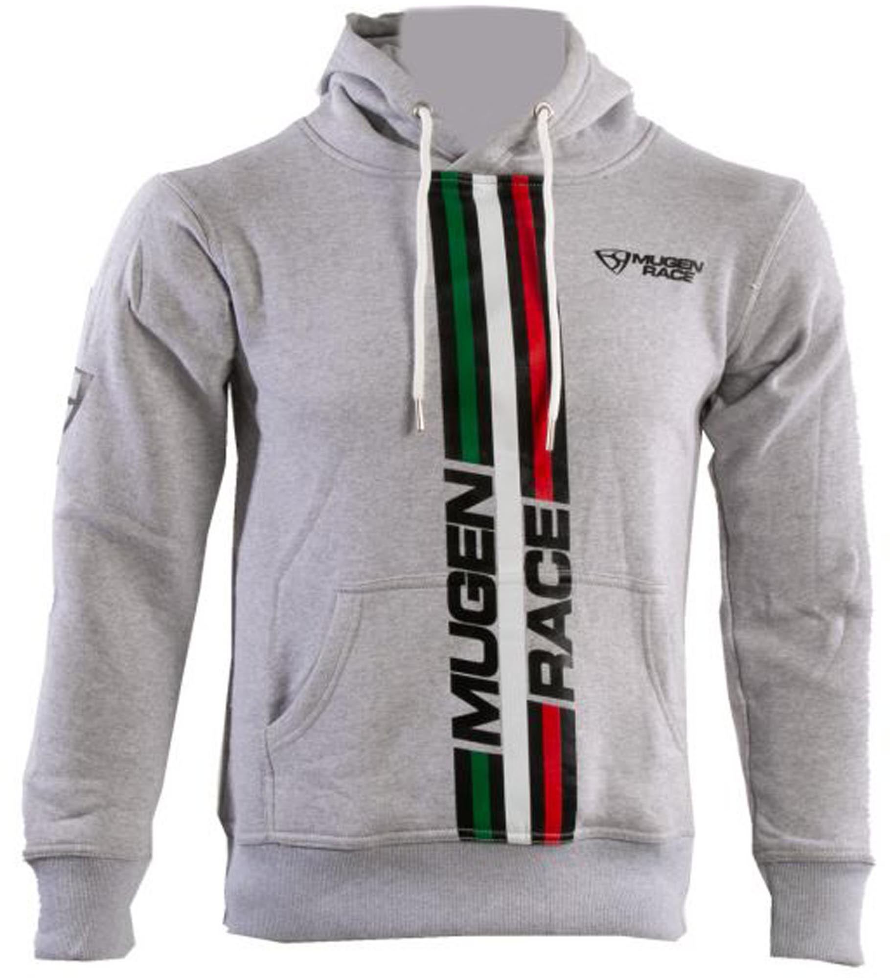 MUGENRACE Stripe Hoodie Capuche Gris clair S Figure 1